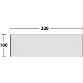 Keuco Edition 400 - Planchet, lengte 33 cm, zilver 11558170000