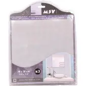 MSV Zelfklevende Spiegel Set van 3 – Adhesieve Wandspiegel voor Badkamer en Woonkamer – Badkamerspiegel Zonder Boren