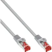 InLine Patchkabel, S/FTP (PiMf), Cat.6, 250 MHz, PVC, koper, grijs, 5m