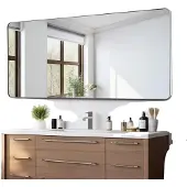 OEM VEVOR Wandspiegel, make-upspiegel, badkamerspiegel, 1828 x 813 x 25 mm, rechthoekige spiegel met zilverkleurige frame van aluminiumlegering