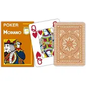 Modiano Jeu 52 cartes : CRISTALLO Marron
