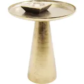 Kare Design bijzettafel Plateau UNO, goud, diameter 45 cm