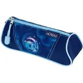 Herlitz etui driehoekig, polyester, 215×70×80 mm