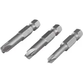 Wolfcraft Schroefbits | Torq-Set | 50 mm | No. 6, 8, 10 | 3-delig - 1267000