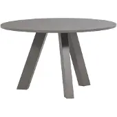 Woood Rhonda Eettafel - Eiken - Blacknight - Ø129 cm