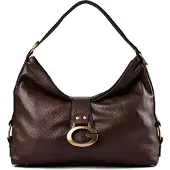 GUESS Schoudertas 'CAMDEN' chocoladebruin