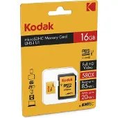 Kodak microSDHC 16GB Class10 U1 w/adapter