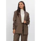 Aaiko Dames Blazers Kendal Double Tweed Vis 518 - Bruin - Maat M