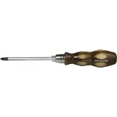 SW-Stahl 31002L schroevendraaier met kruiskop I PH2 x 100 mm I kruisschroevendraaier I schroevendraaiergereedschap I PH kruisschroevendraaier