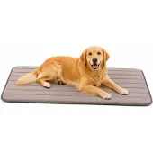 Flamingo hondenbed Xana, rechthoekig, taupe kleur, geschikt voor draadmanden