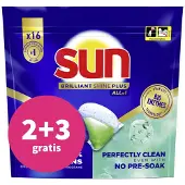 SUN Brilliant Shine+ All-in 1 Vaatwastabletten 16 Stuks