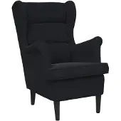 vidaXL Fauteuil Zwart Fluweel
