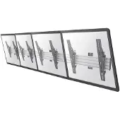 NeoMounts PRO NMPRO-WMB4 - Beugel - voor 4 LCD schermen - Zwart - Schermgrootte (Muur, 55", 30 kg), TV muurbeugel, Zwart