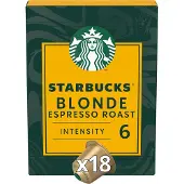 Starbucks Blonde Espresso Roast - 18 koffiecups - 90 g