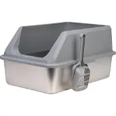 Beeztees RVS Kattenbak Zilva