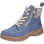 Rieker Veterlaarsjes beige / duifblauw