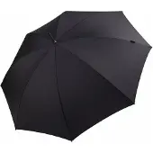 Knirps paraplu T.772 Long Automatic Black zwart