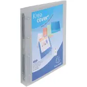 Exacompta 12x Kreacover Ringband Chromaline PP 10/10de met 4 ringen van 30mm - A4 maxi - Kleurloos - 51568E