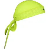 Gripgrab - Zomer Fiets Bandana Zweetbescherming UV Bescherming Hoofddoek Fietsmuts - Geel Hi-Vis - Unisex - Maat One Size