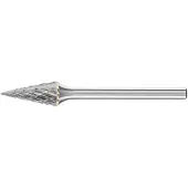 PFERD TOOLS 21215083 Freesstift Hardmetaal Spitse kegel Lengte 43 mm Afmeting, Ø 6 mm Werklengte 13 mm Schachtdiameter 3 mm 1 stuks