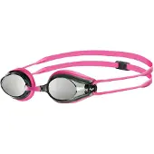 Arena Zwembril Unisex Tracks White/Smoke/Fuchsia