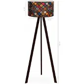Opviq Asir - Vloerlamp - Veelkleurig - 21 x 38 x 140 cm