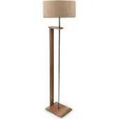 Opviq - Houten Vloerlamp - Lichtbruin - 21 x 38 x 150 cm