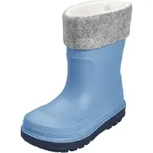 Playshoes Regenlaarzen neonblauw / grijs gemêleerd