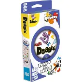 Asmodee ZYGOMATIC Dobble Sports Game - Observation and Reflex Game - For Family and Friends - Ages 6+ - 2 to 8 Players - Metal Box