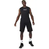 Everlast Heren mouwloze basketbaltrui (Zwart, Rood)