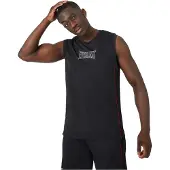Everlast Heren mouwloze basketbaltrui (Zwart, Rood)