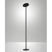 FABAS LUCE Uplighter vloerlamp Regina, dimbaar, zwart, Woon-/ Eetkamer, metaal, Modern, vloerlamp