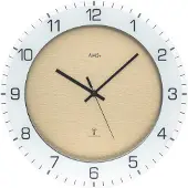 AMS Radiogestuurde wandklok F5593 - 31cm met dubbele rand