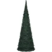 vidaXL Kunstkerstboom met verlichting pop-up 180 cm groen