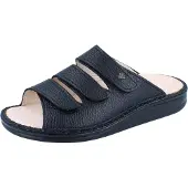 Finn Comfort Muiltjes 'Pantolette Herren 01508 055099 Echtleder in schwarz' zwart