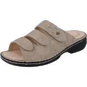 Finn Comfort Muiltjes 'Pantolette Damen 02554 444345 Echtleder in grau' lichtroze