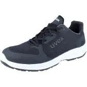 Uvex 1 Sport veiligheidsschoen, model halflang, 6598, S1 SRC, conform EN ISO 20345:2011, S1, breedte 11, zwart, maat 36