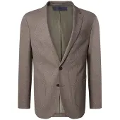 Pierre Cardin Modern Fit Blazer bruin, Faux-uni