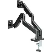 Gembird Beugel voor monitor - - MA-DA2-06 - Dubbel 17-32 inch - Bureau montage - Verstelbaar, zwart