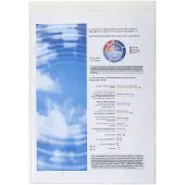 Exacompta Pak van 10 beschermhoezen - enkel - PVC 20/100ste - A4 - Transparant - 5382E