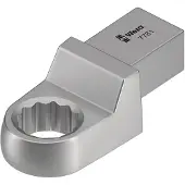 Wera 7781, dop voor momentsleutel, zilver, 17 mm, 1 stuk, chroom-vanadiumstaal (Cr-V), 2,8 cm