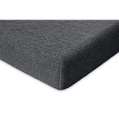 Eleganzzz Hoeslaken Teddy Pluche 35cm Hoekhoogte - anthracite 180x210/220cm