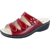Longo Muiltjes 'Pantolette Damen 1006394 Rauleder in rot' rood