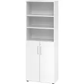 Hjh OFFICE PRO BETA 9 | Combinatiekast met deuren | 6 OH - Wit