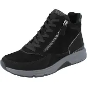 Gabor Rollingsoft Veterboots zwart Suede Maat 41