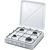 Bastilipo CG-400, Wit, Werkblad, Gas, Emaille, 4 zones, 4 zones