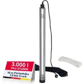 T.I.P. 30081 AJ 3 Plus 50/55 (23m H07 RN-F) Bronpomp 3000 l/h 55 m