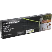 Dunlop Sportnet 609 x 220 cm – Multifunctioneel Volleybalnet, Tennisnet en Badmintonnet – Compleet Sportnet Met Stokken, Grondpinnen en Spanner Touwen – Voor Volleybal, Beachvolleybal, Zwembad Gebruik