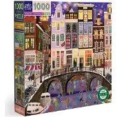 Eeboo Puzzle 1000 pièces Magical Amsterdam