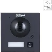 Dahua VTO4202FB-P1 Video Intercom Camera Hoofdmodule Zwart met 1 beldrukker